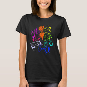 T-shirt Lecteur Retro Gamer Video Games