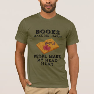 T-shirt Lecture Automne Retraite Livres Me Rendre Heureux