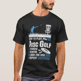 T-shirt Lecture de Disk Golf