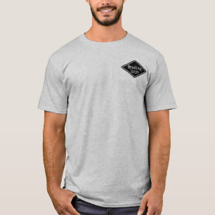 T-shirt Lecture de la carte de système ferroviaire et du