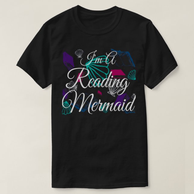 T-shirt Lecture de Mermaid 2 (Design devant)