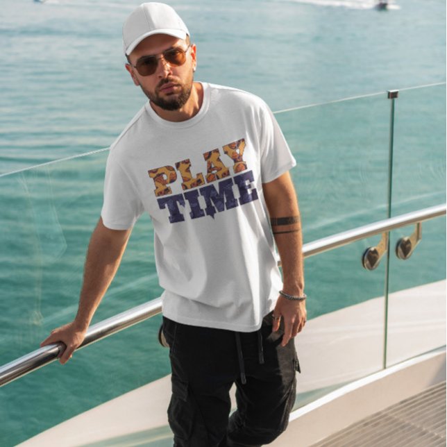 T-shirt Lecture du Motif de texte du temps (Créateur téléchargé)