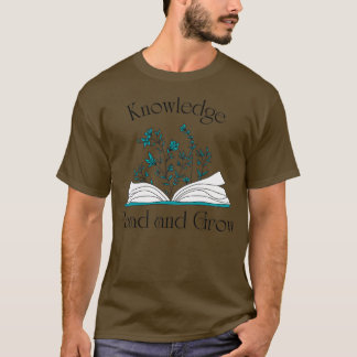 T-shirt Lecture et croissance des connaissances