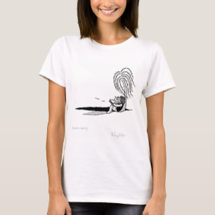 T-shirt Lecture sous le saule pleurant
