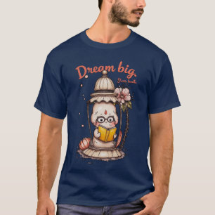 T-shirt Lecture Whimsical Bouddha Lantern Design
