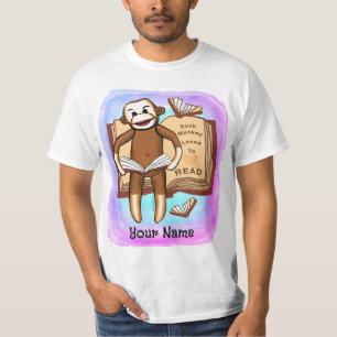 T-shirt Lectures de singe de réserve
