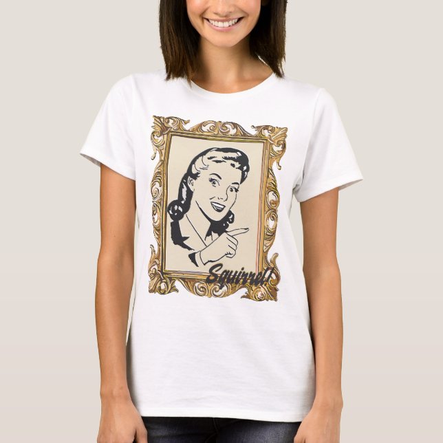 T-shirt L'écureuil ! Beaucoup Distrait ? (Devant)
