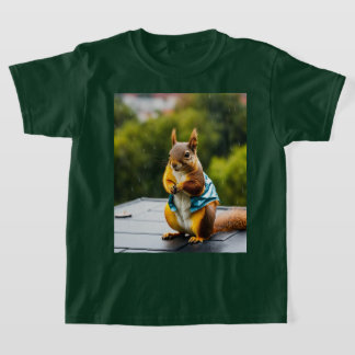 T-shirt L'écureuil dans la pluie Tee