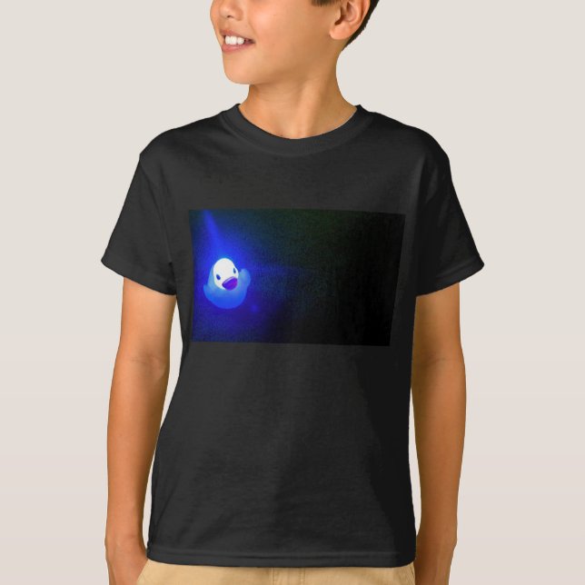 T-shirt LED bleue Duckie (Devant)