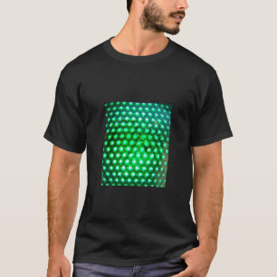 T-shirt LED-vert-lumières948 DISCO BALL NEON VERT FLUX F