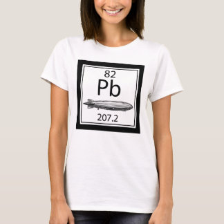 T-shirt Led Zeppelin Tableau Périodique Numéro Atomique Le