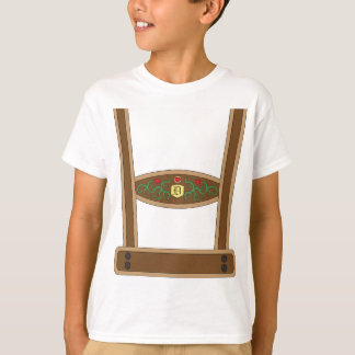 T-shirt Lederhosen de Faux