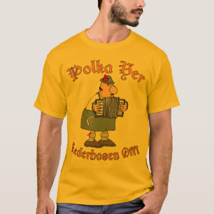 T-shirt Lederhosen de YER de polka !