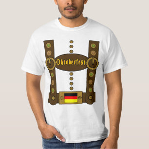 T-shirt Lederhosen d'Oktoberfest drôles