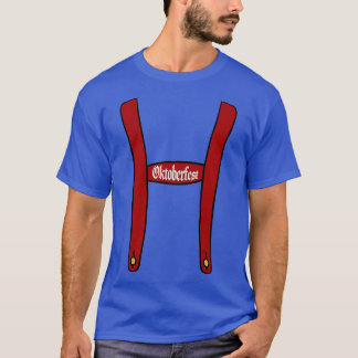 T-shirt Lederhosen Suspendants Oktoberfest Bavarian Munich