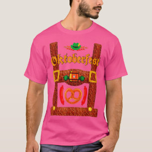 T-shirt Lederhosen Suspendants Oktoberfest Bavarian Munich