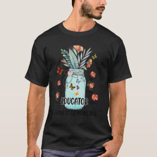 T-shirt L'éducateur aide les petits esprits à grandir