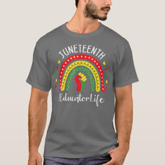 T-shirt L'éducateur du 18e siècle célèbre la liberté noire