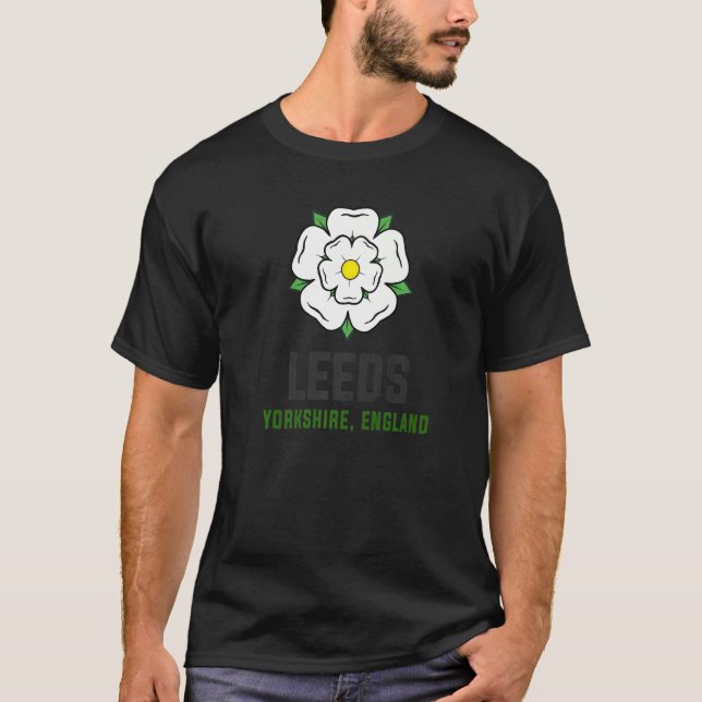 T-shirt Leeds Yorkshire Rose Indicateur Idée Pour Les Femm (Devant)