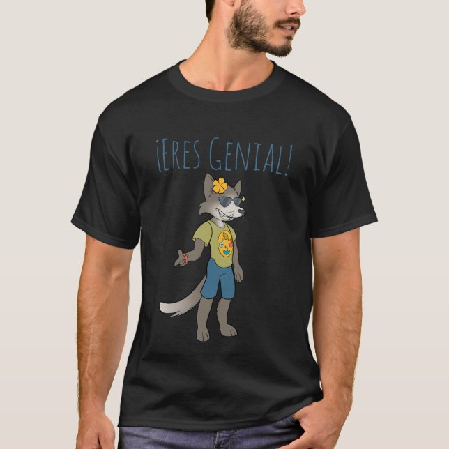 T-shirt LeeLuu - El loba Versátil (Devant)
