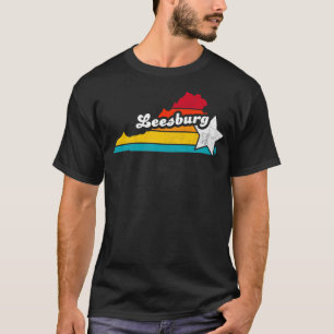 T-shirt Leesburg Virginia Souvenir Vintage en détresse 1