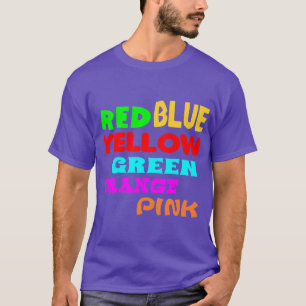 T-shirt L'effet de Stroop, a lu les couleurs