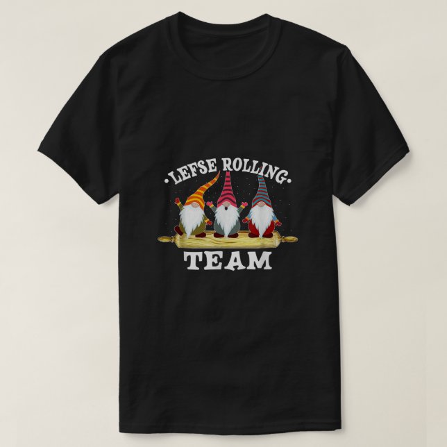 T-shirt Lefse Rolling Team (Design devant)