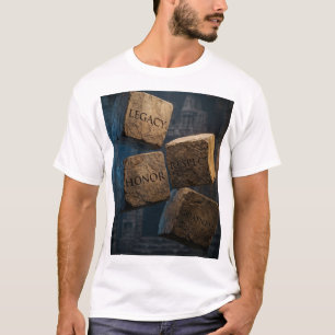 T-shirt LEGACY HONNEUR RESPECT GRANDEUR - Cube de pierre a