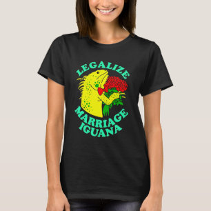 T-shirt Légaliser le mariage Iguana