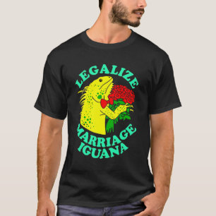 T-shirt Légaliser le mariage Iguana