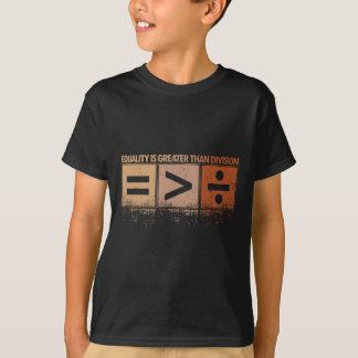 T-shirt L'Égalité Est Supérieure à la Division Mois de l'H