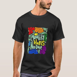 T-shirt L'égalité ne fait pas mal à subtil mois de fierté