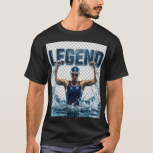 T-shirt Legend Maillot de Bain, Sports de Natation Motivat