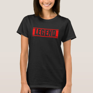 T-shirt Legend Red Gym Fitout Workout Red Letter Print Mo