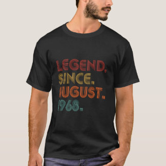 T-shirt Legend Since August 1968 55Th