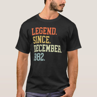 T-shirt Legend Since December 1982 For Men Women December 