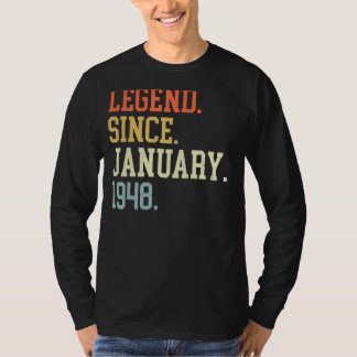 T-shirt Legend Since Janvier 1948