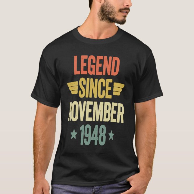T-shirt Legend Since November 1948 (Devant)