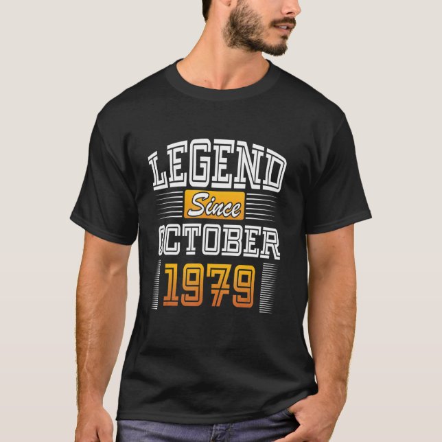 T-shirt Legend Since October 1979 (Devant)