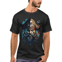 Légendaire capitaine pirate – Crâne & Bateau Vinta