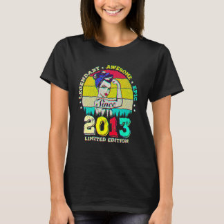 T-shirt Légendaire de 9 ans depuis 2013 stupéfiant 9e anni