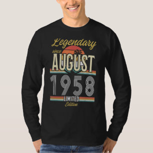 T-shirt Légendaire depuis août 1958 Vintage