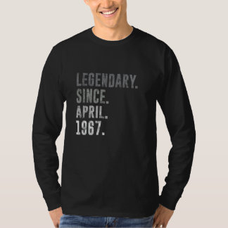 T-shirt Légendaire depuis avril 1967 Millésime 58e anniver