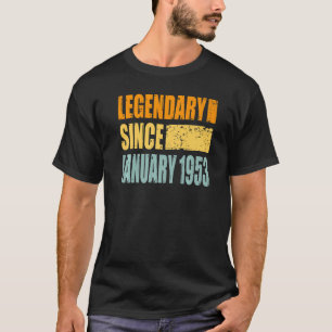 T-shirt Légendaire Depuis Janvier 1953