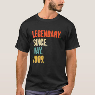 T-shirt Légendaire depuis mai 2009 13 ans 13e anniversaire