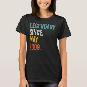 T-shirt Légendaire depuis mai 2009 13e anniversaire