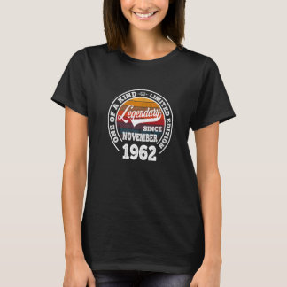T-shirt Légendaire depuis novembre 1962 60e anniversaire 6