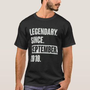 T-shirt Légendaire depuis septembre 2010 12 ans 12e B