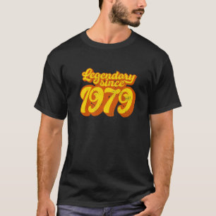 T-shirt Légendaire Rétro Depuis 1979 43 Ans 43E Naissance