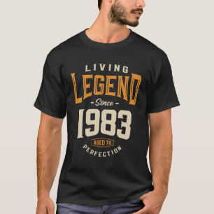 T-shirt Légende 1983 Anniversaire 40 Anniversaire